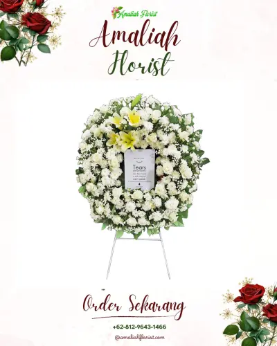 Krans Bunga Duka Cita di Sadangmekar